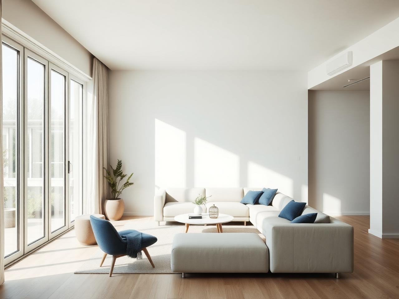 Interno luminoso di un appartamento gestito da EB Home